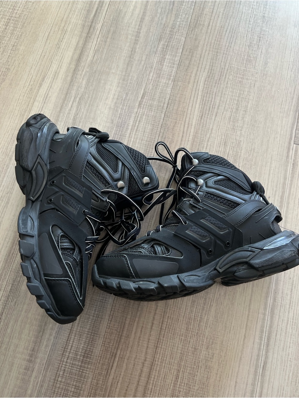 Balenciaga Track Hike Black Sneakers - Picture 2 of 7